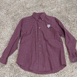 Texas A&M Antigua Dress Shirt